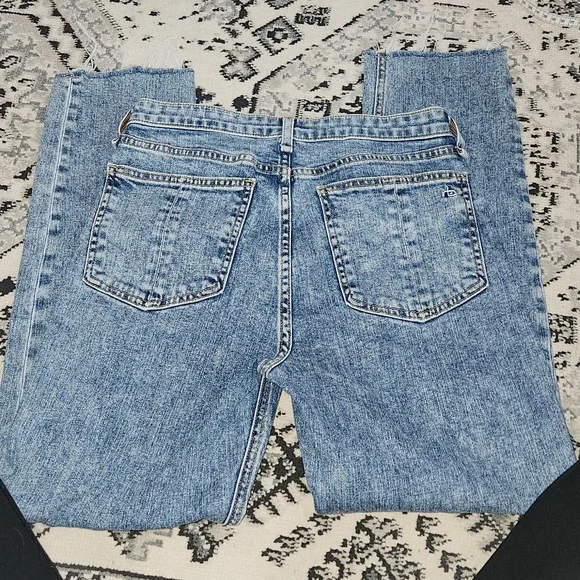 Rag & bone Nina high-rise ankle cigarette Jens size 25 color calypso1 - Picture 7 of 8